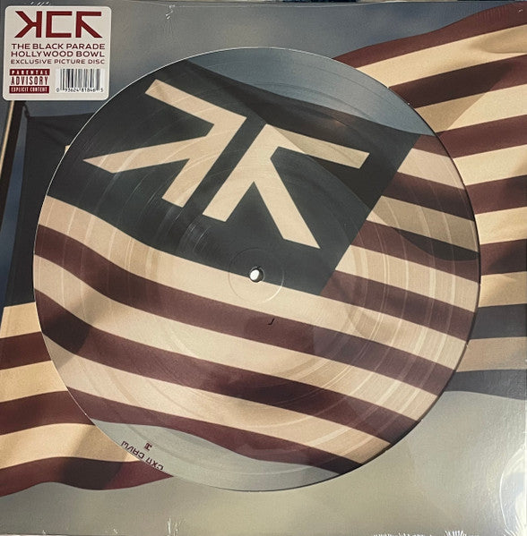 My Chemical Romance The Black Parade picture disc LP in clear sleeve, sealed, with Hollywood Bowl hype sticker