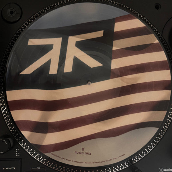 My Chemical Romance The Black Parade limited edition Death To All Who Oppose picture disc side A flag art