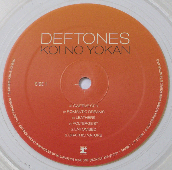 Deftones : Koi No Yokan (LP, Album, Ltd, Cle)