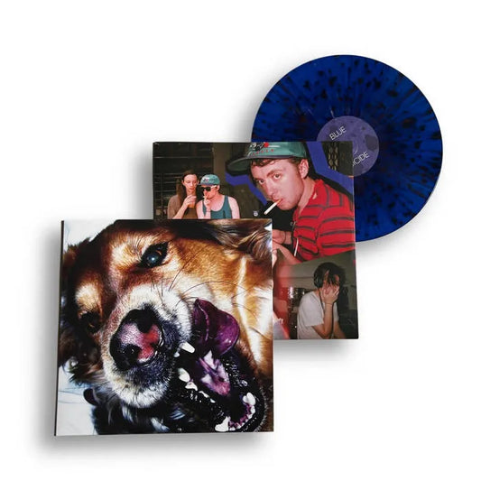 Coma Cinema - Blue Suicide Limited Edition Blue, Black Splatter Vinyl Record LP
