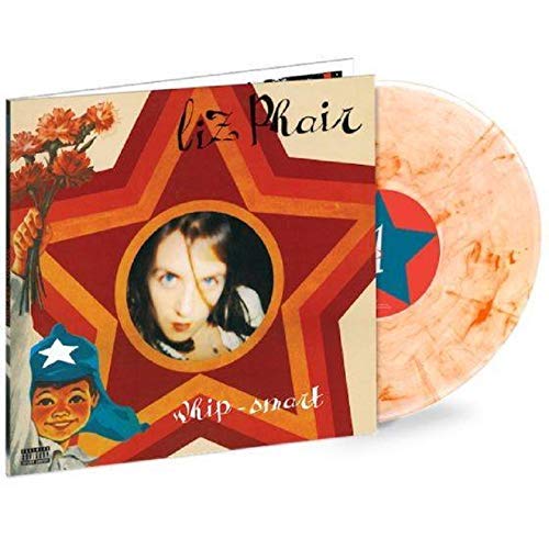 Liz Phair Whip-Smart limited edition translucent orange speck vinyl LP mockup