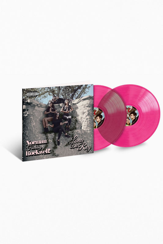 Lana Del Rey Norman Fucking Rockwell! Limited Edition Pink Vinyl Record 2LP mockup