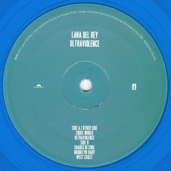 Lana Del Rey : Ultraviolence (LP, Blu + LP, Vio + Album)