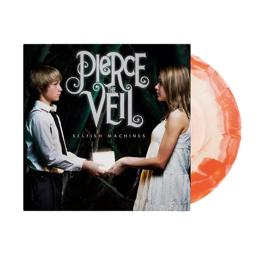 Pierce The Veil Selfish Machines limited edition starburst transparent vinyl LP mockup