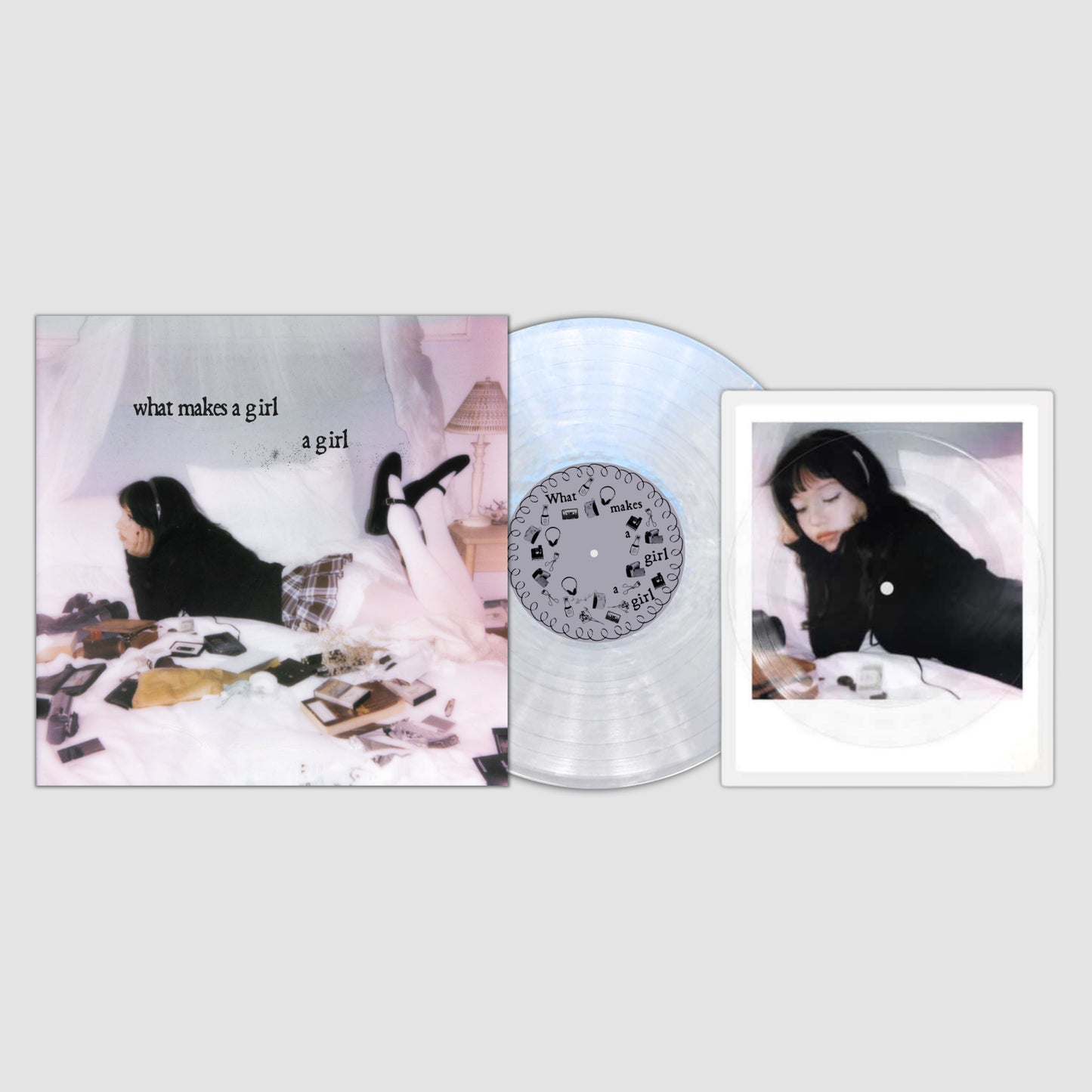 Esha Tewari - What Makes A Girl A Girl (Deluxe) Limited Edition Vinyl Record LP + Polaroid 7" Single Set