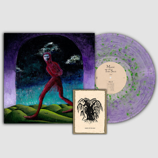 Teethe Magic Of The Sale limited edition Violet & Vines purple marble green splatter vinyl LP mockup