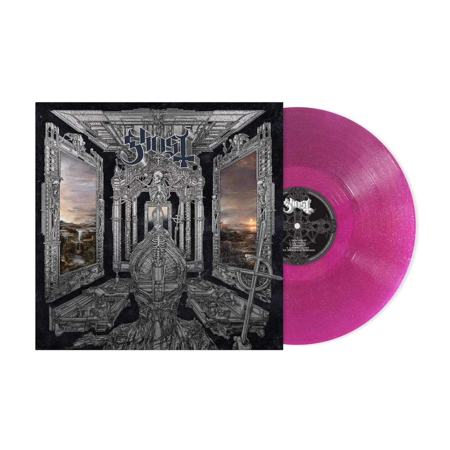 Ghost  - Skeletá Limited Edition Grape Glitter Vinyl Record LP (Tour Exclusive, with Lenticular Insert)