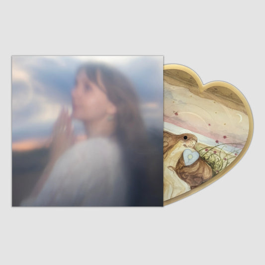 Honey Gentry Aphrodite limited edition heart-shaped picture disc 12" vinyl single mockup