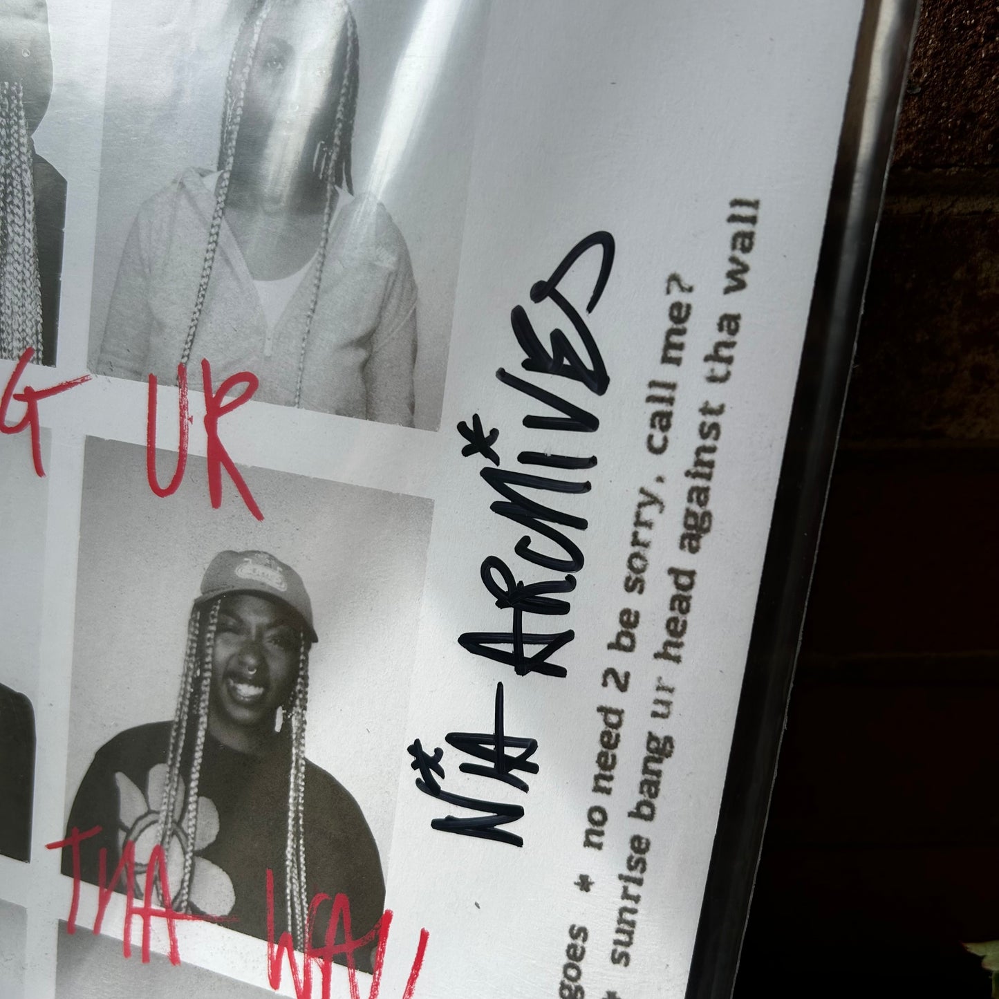 SIGNED Nia Archives - Sunrise Bang Ur Head Against Tha Wall Limited Edition Red 12" Vinyl Record LP