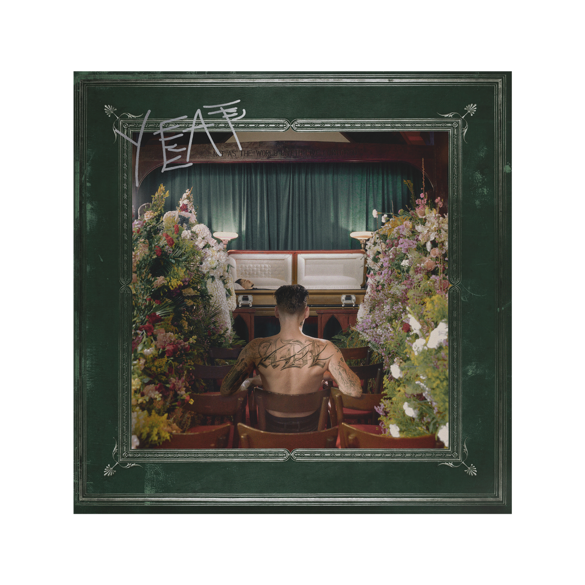 Yeat ADL vinyl 2LP front cover signed by Yeat