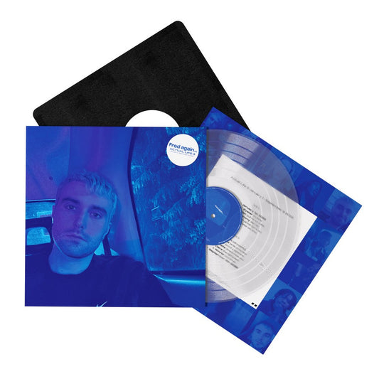 Fred again.. Actual Life 3 limited edition clear vinyl LP mockup