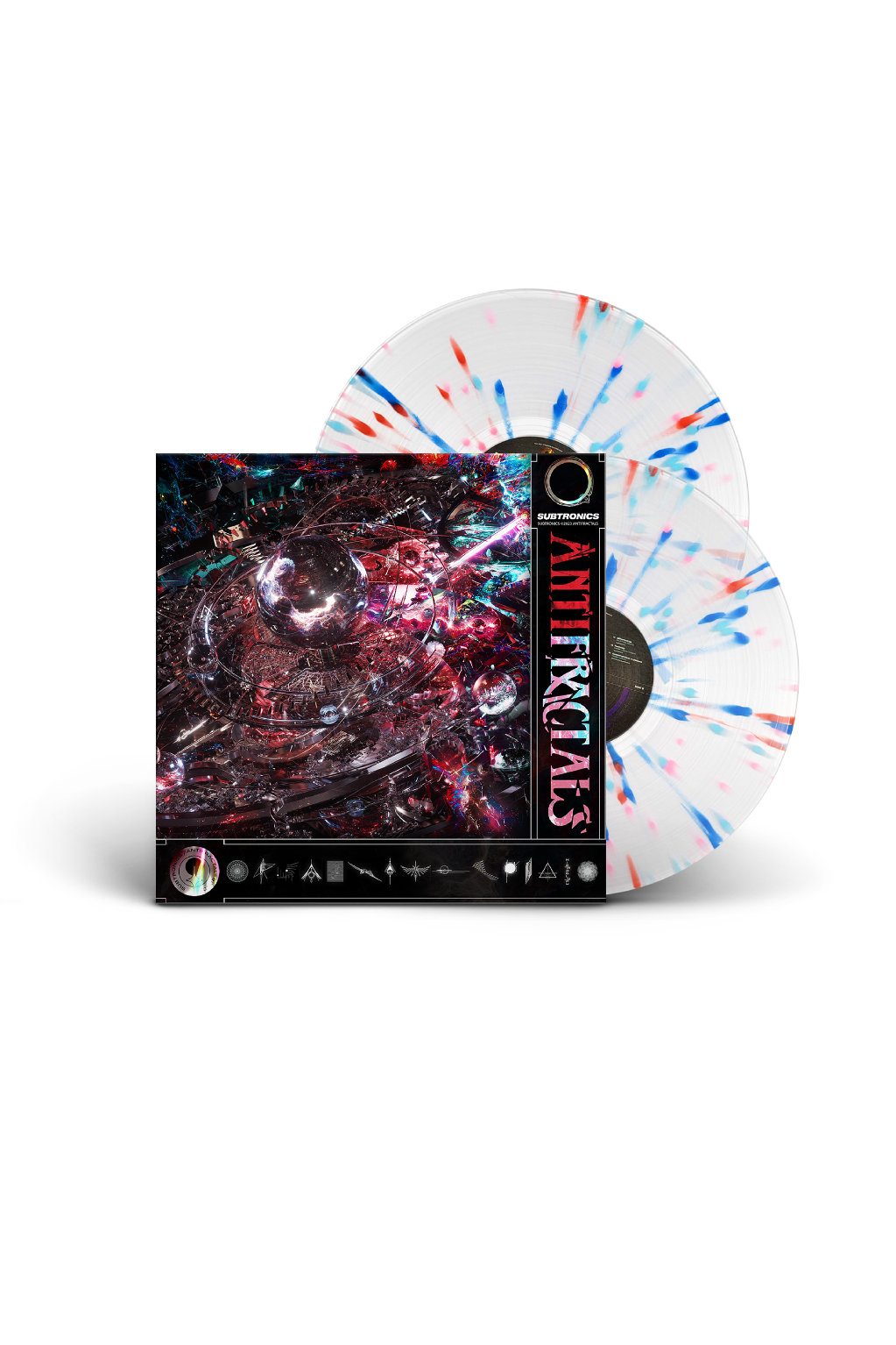 Subtronics - Antifractals Limited Edition Splatter Vinyl Record 2LP