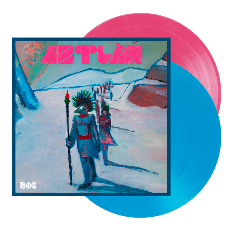 Zoé - Aztlán Limited Edition Pink, Blue Vinyl Record 2LP