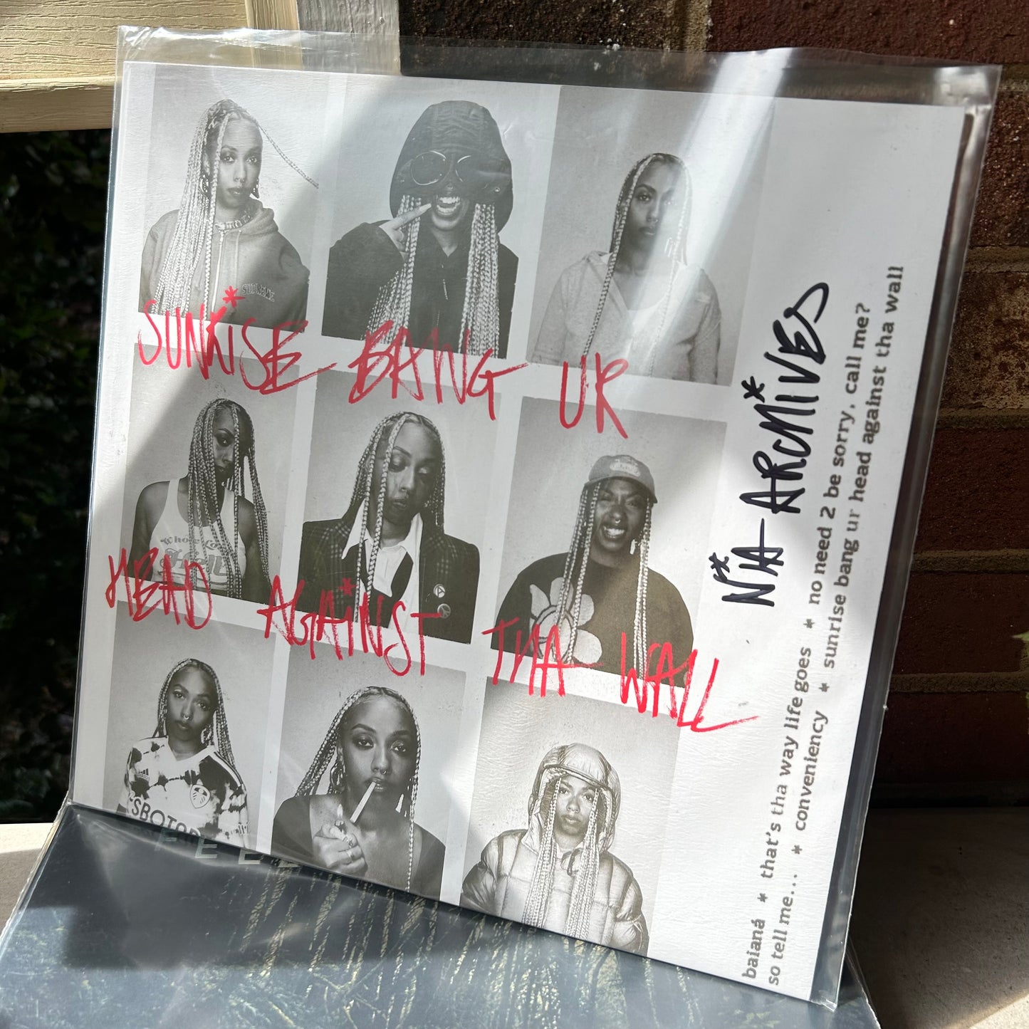 SIGNED Nia Archives - Sunrise Bang Ur Head Against Tha Wall Limited Edition Red 12" Vinyl Record LP