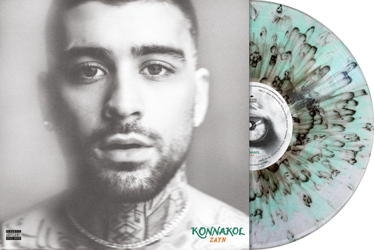ZAYN - Konnakol Limited Edition Coke Bottle, Black Splatter Vinyl Record LP