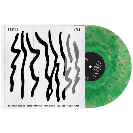 SIGNED Brutus - Nest Limited Edition Ghostly Green Vinyl Record LP