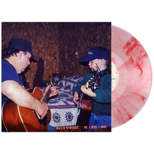 Billy Strings Me / And / Dad limited edition bloodshot red vinyl LP mockup
