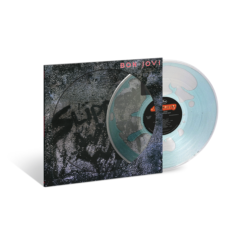 Bon Jovi - Slippery When Wet Limited Edition Blue Liquid-Filled Vinyl Record LP