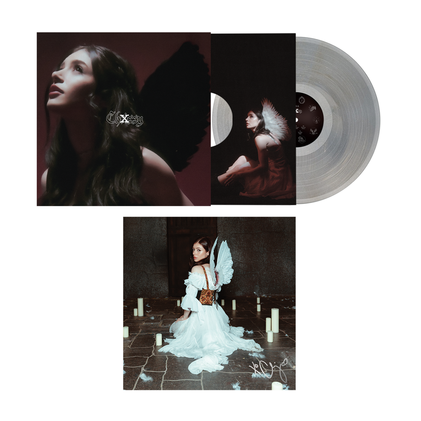 SIGNED Chrissy Costanza - X Limited Edition "Translucent Halo" Vinyl Record LP