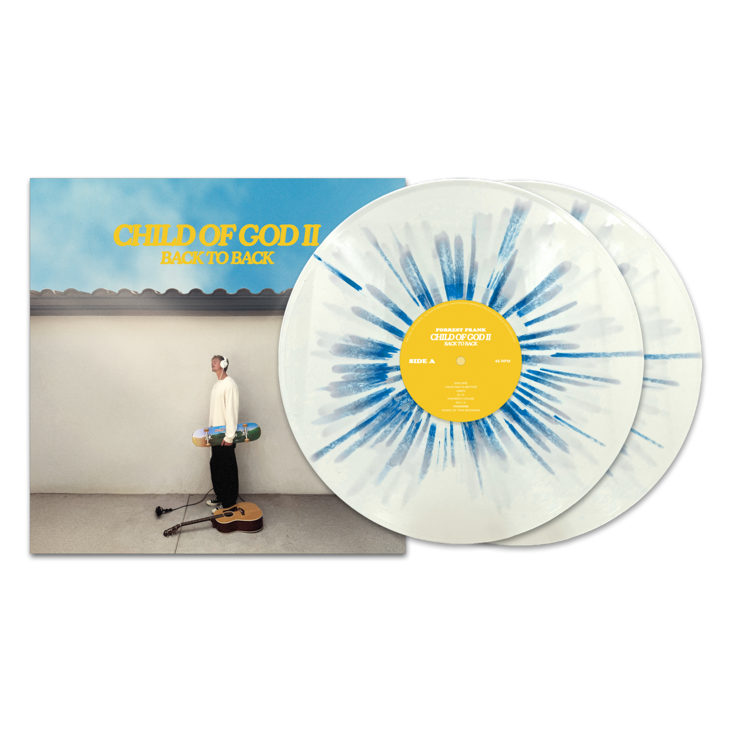 Forrest Frank - Child Of God II (Back To Back) Limited Edition Splatter Vinyl Record 2LP