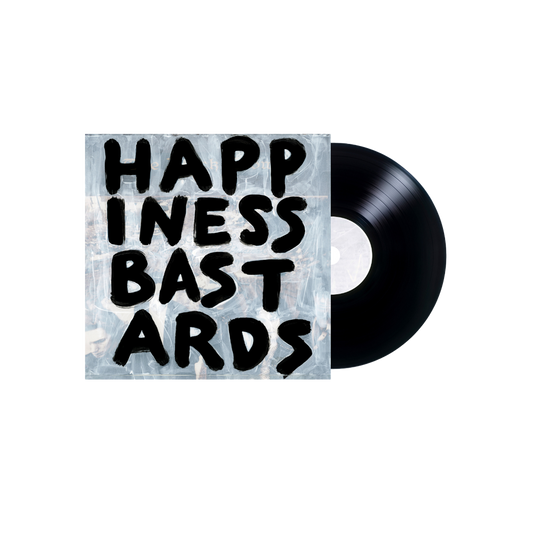 The Black Crowes Happiness Bastards limited edition black vinyl LP with cover mockup