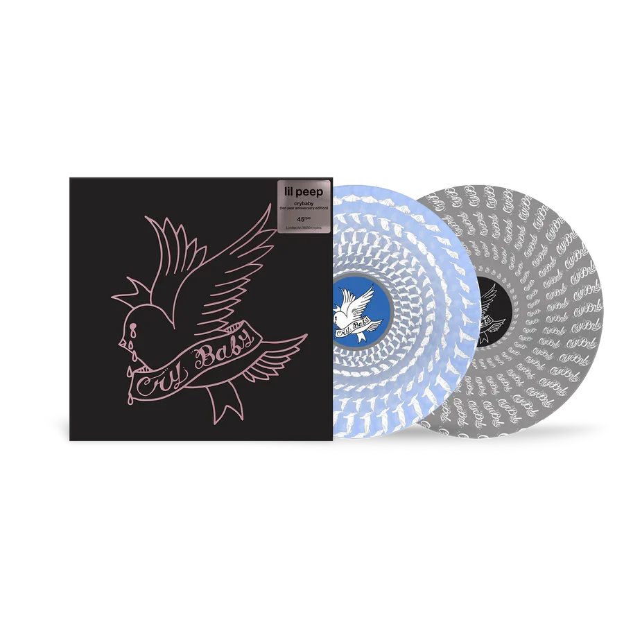 Lil Peep Crybaby limited edition zoetrope vinyl 2LP mockup