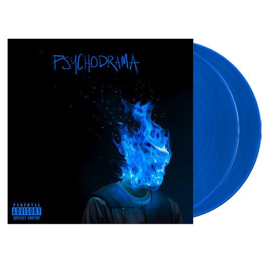 Dave Psychodrama limited edition blue vinyl 2LP mockup