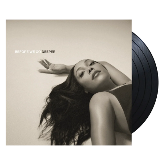 India Shawn Before We Go (Deeper) limited edition black vinyl LP mockup