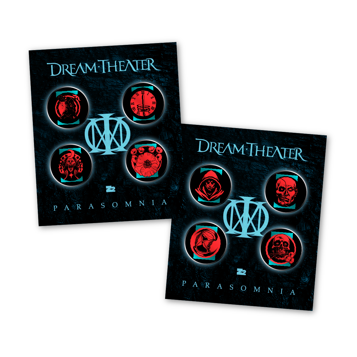 SIGNED Dream Theater - Parasomnia: The Graphic Album (Platinum Hardcover Edition) + Sea Blue Vinyl Record 2LP Set