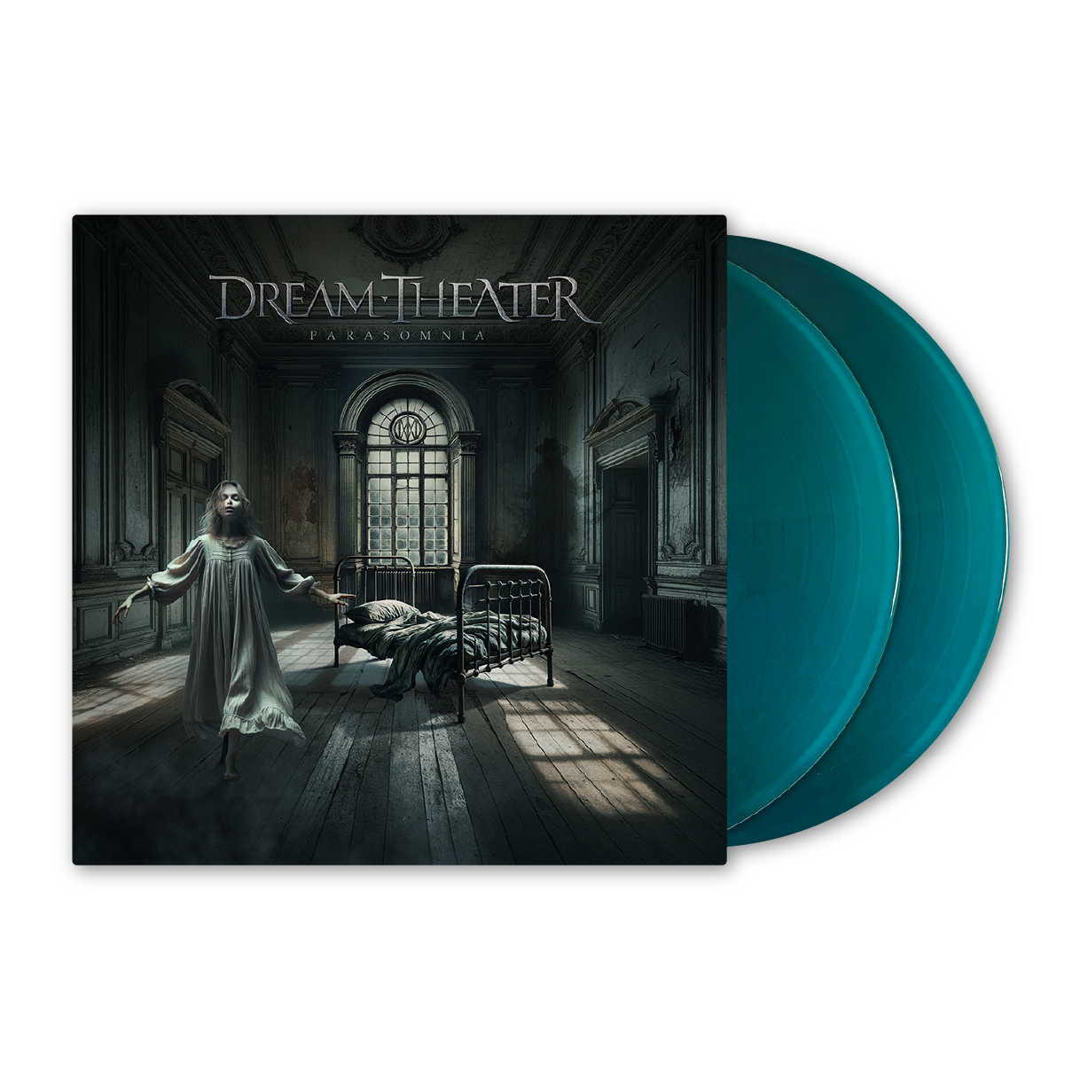 SIGNED Dream Theater - Parasomnia: The Graphic Album (Platinum Hardcover Edition) + Sea Blue Vinyl Record 2LP Set