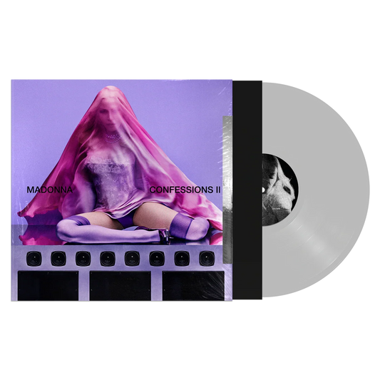 Madonna Confessions II limited edition clear vinyl 2LP mockup