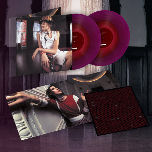 Frou Frou Details limited IVC edition purple, tangerine mix vinyl 2LP with slipcase mockup