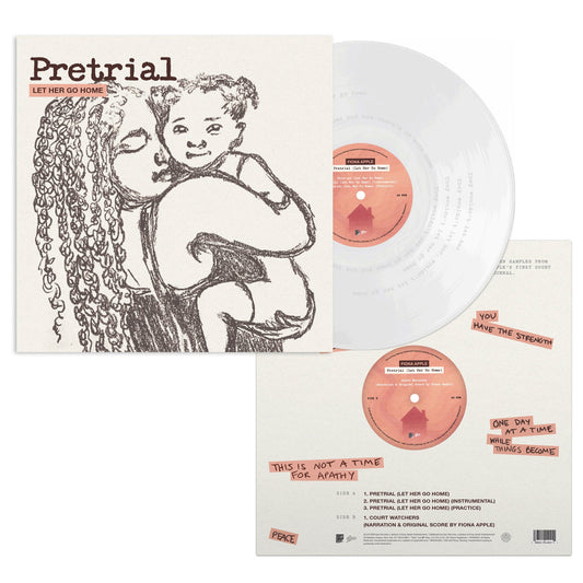 Fiona Apple Pretrial (Let Her Go Home) limited edition clear vinyl 12 inch mockup