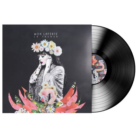 Mon Laferte La Trenza limited edition black vinyl LP mockup