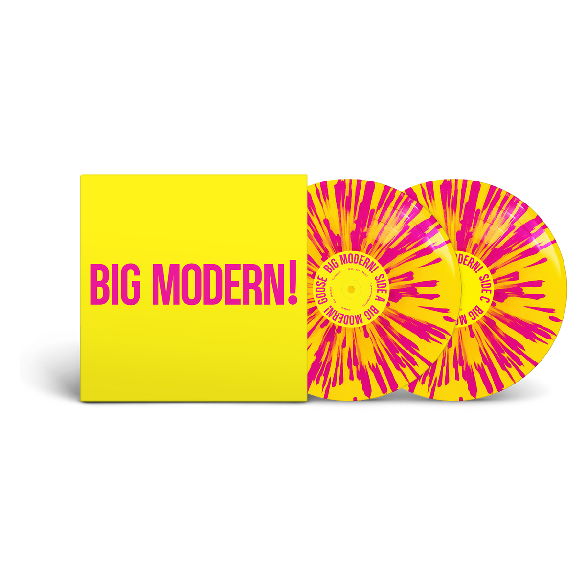 Goose - BIG MODERN! Limited Edition "Big Unicorn" Pink Splatter Vinyl Record 2LP