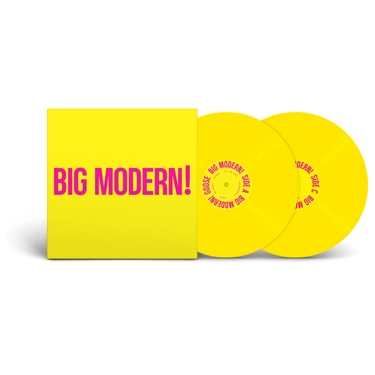 Goose BIG MODERN! Spotify Fans First Big Dolphin yellow vinyl 2LP mockup