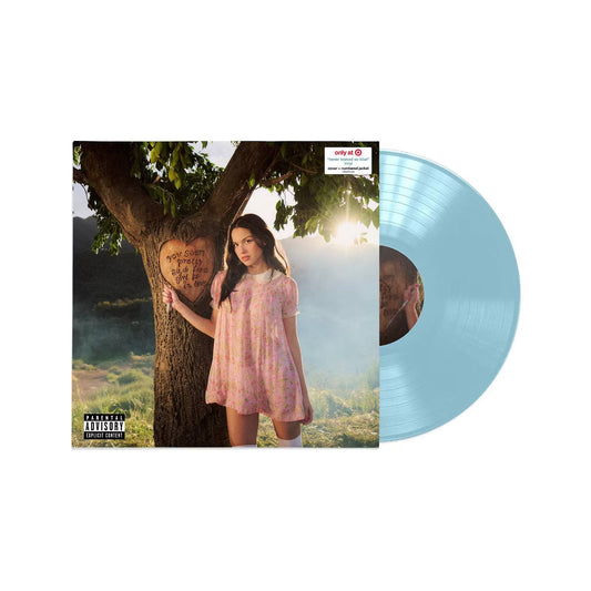 Olivia Rodrigo You Seem Pretty Sad For A Girl So In Love limited edition Never Looked So Blue vinyl LP mockup