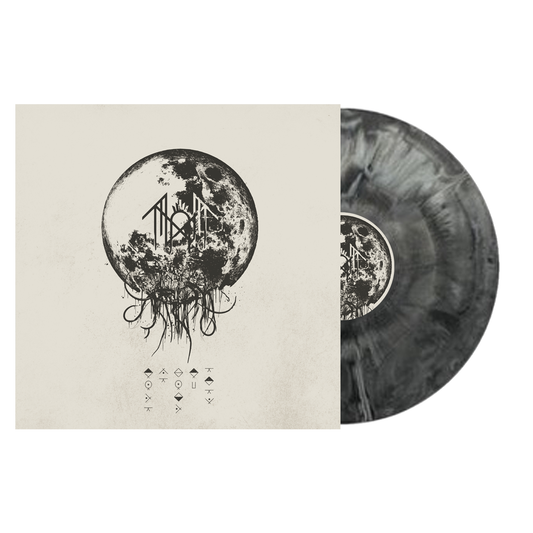 Sleep Token Take Me Back To Eden limited edition black and beige galaxy vinyl 2LP mockup