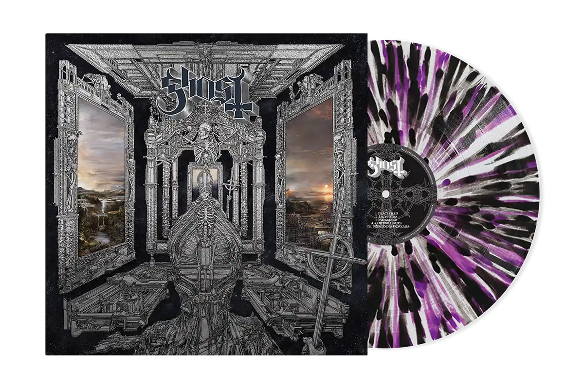 Ghost - Skeletá Limited Edition Orchid, Black Splatter Vinyl Record LP