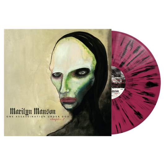Marilyn Manson - One Assassination Under God (Chapter 2) Limited Edition Pink, Black Splatter Vinyl Record LP