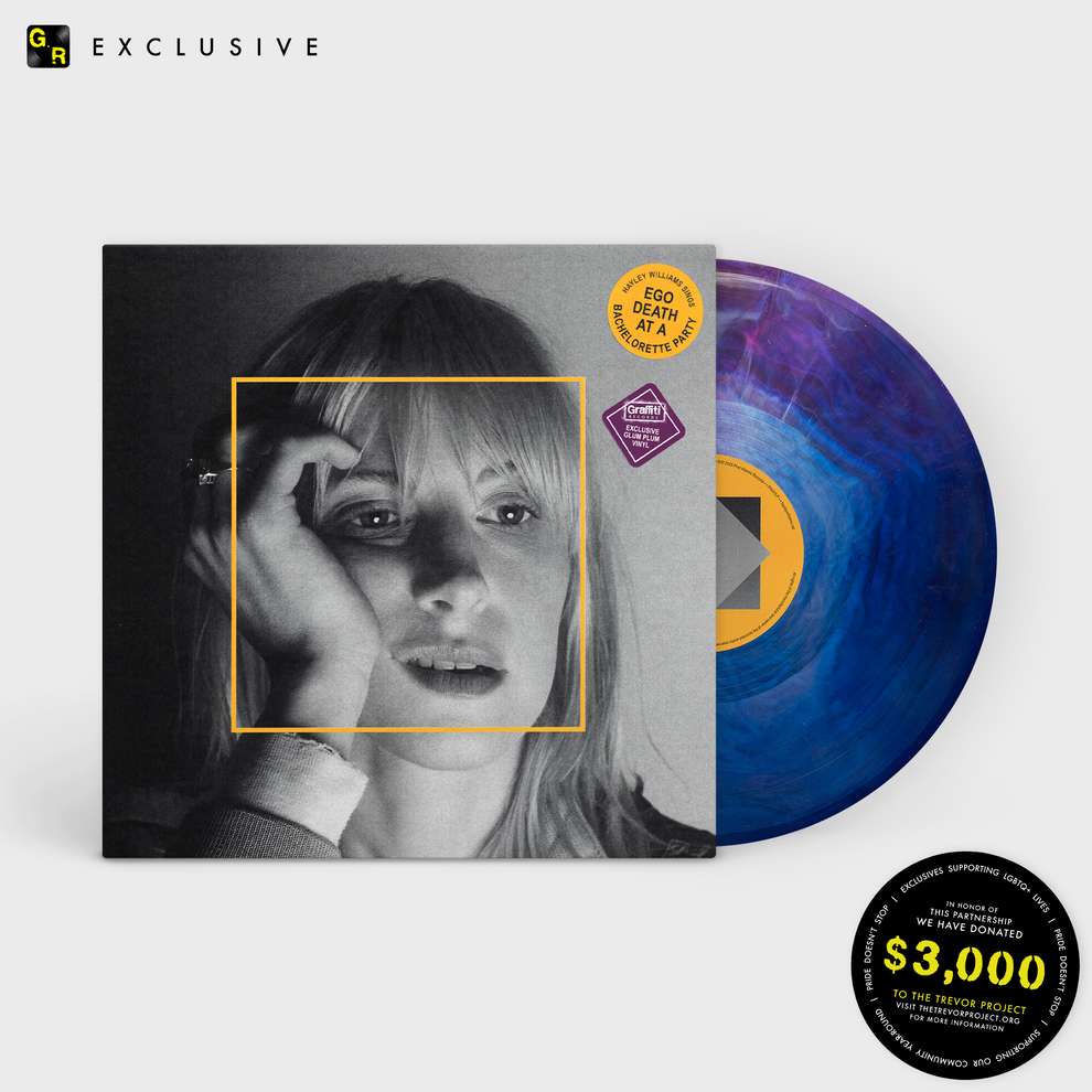Hayley Williams Ego Death At A Bachelorette Party limited edition Glum Plum vinyl 2LP mockup