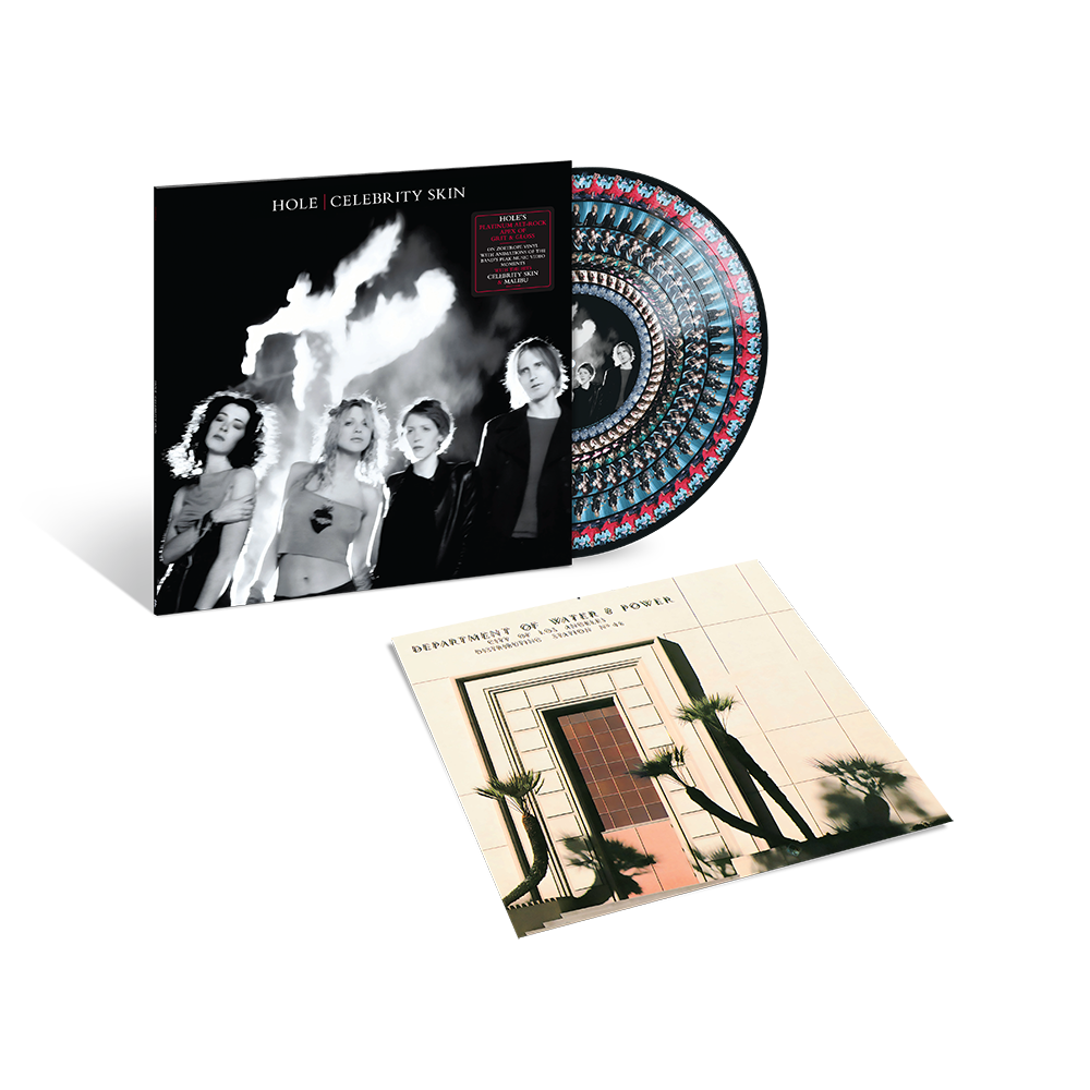 Hole Celebrity Skin limited edition zoetrope vinyl LP packshot with cover and booklet