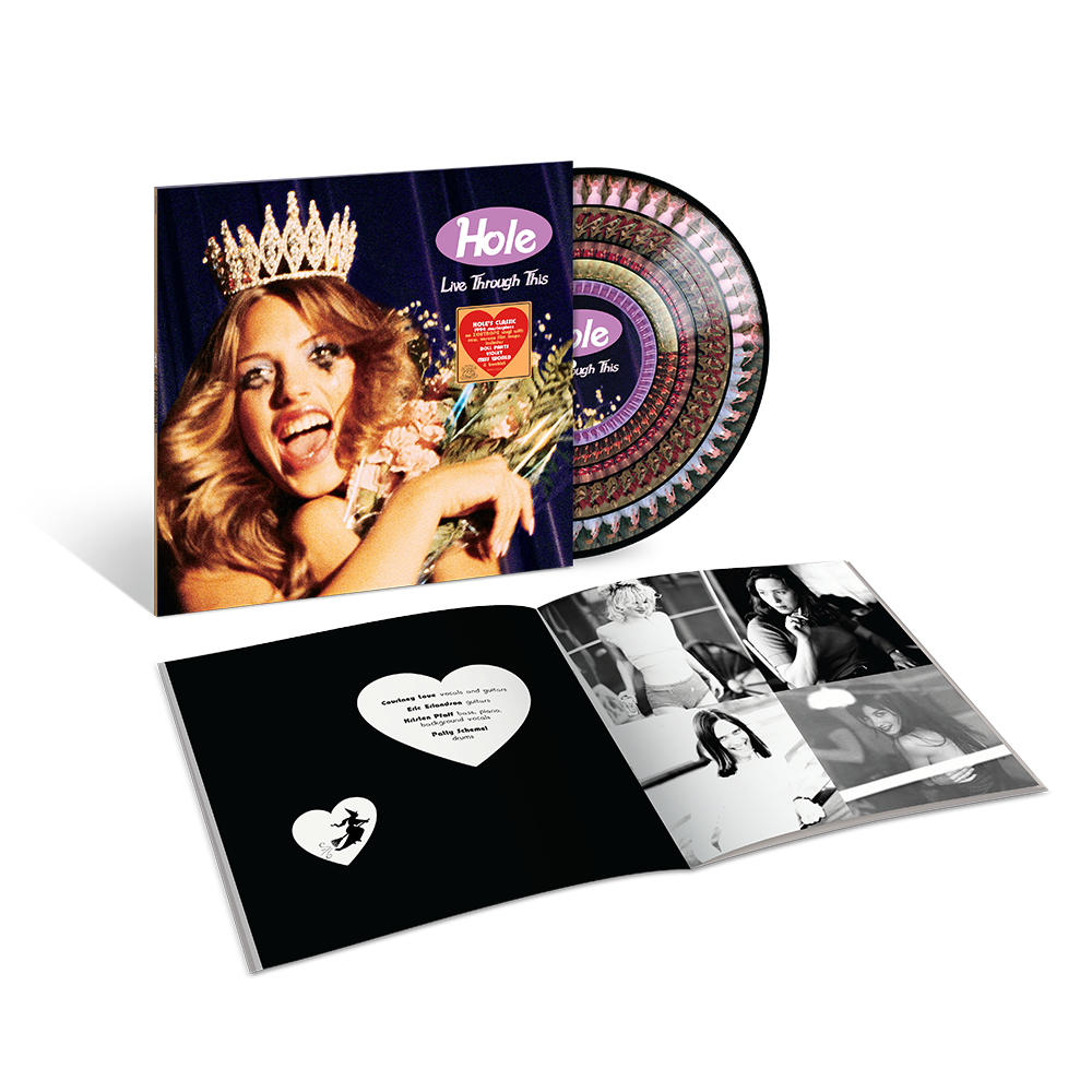 Hole Live Through This limited edition zoetrope vinyl LP packshot with cover and booklet