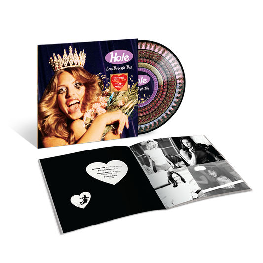 Hole Live Through This limited edition zoetrope vinyl LP packshot with cover and booklet