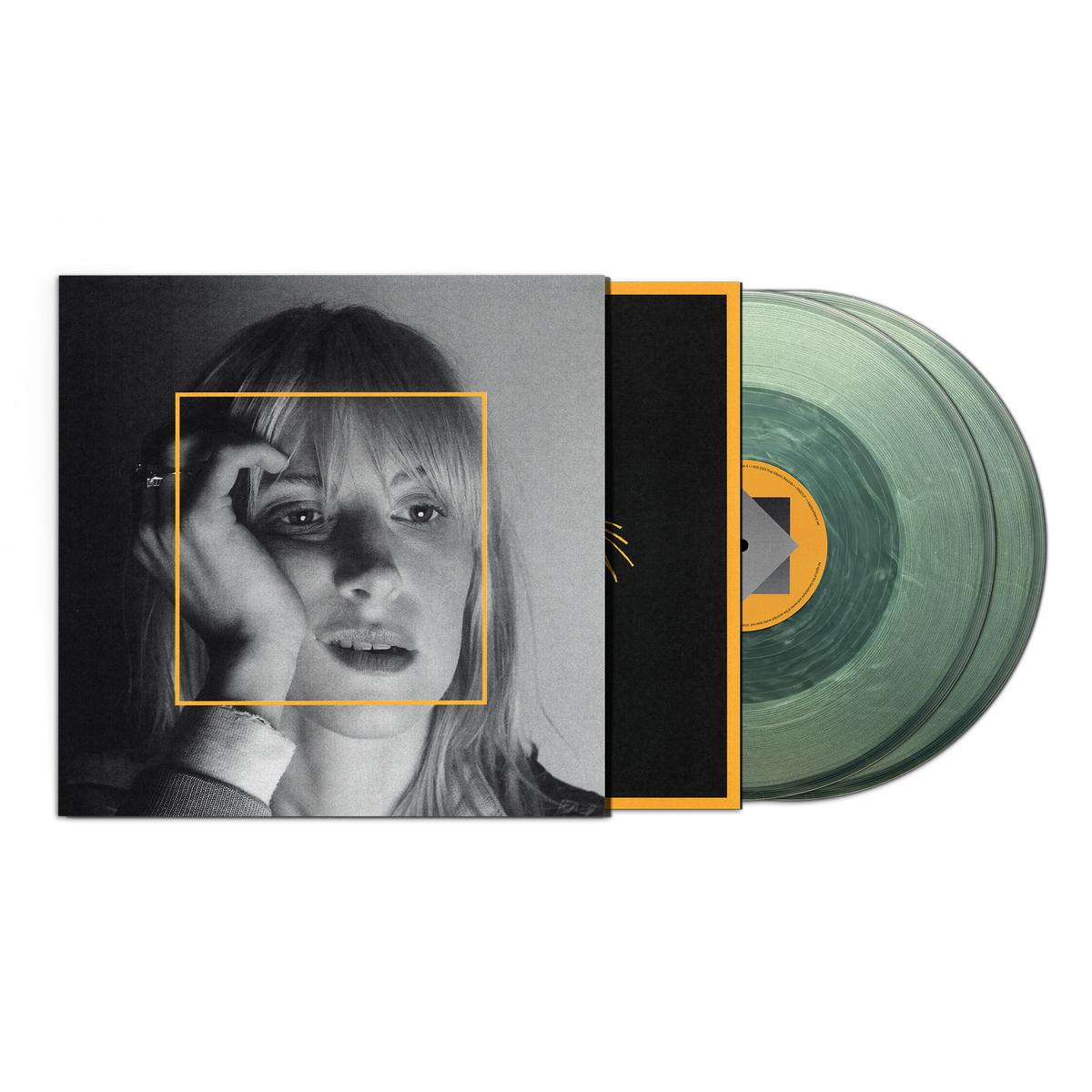 Hayley Williams Ego Death At A Bachelorette Party Limited Edition Team Zissou Translucent Marbled Vinyl Record 2LP mockup