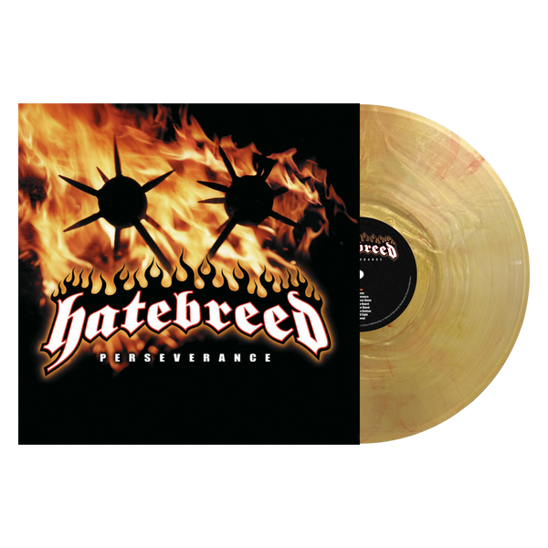 Hatebreed Perseverance limited edition sun flare vinyl LP with cover mockup
