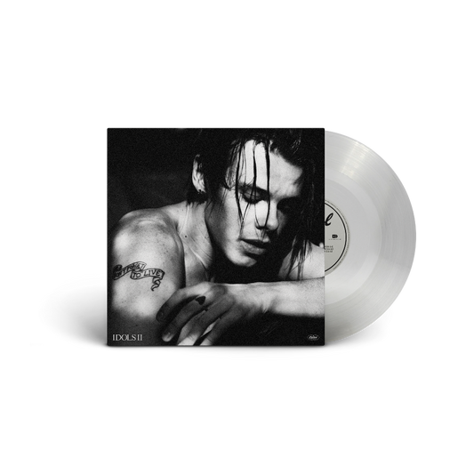 Yungblud Idols II limited edition clear vinyl LP mockup