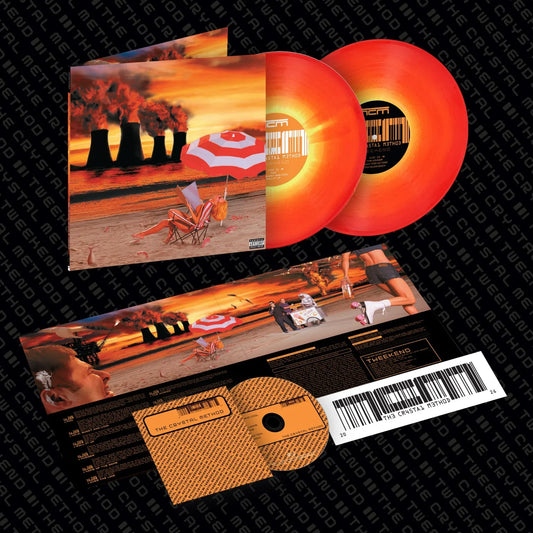 The Crystal Method - Tweekend Limited Edition "Nuclear Fusion" Orange Vinyl Record 2LP + CD Set
