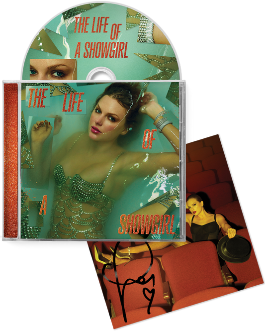 SIGNED Taylor Swift - The Life Of A Showgirl Limited Edition CD (Photo 4 version)