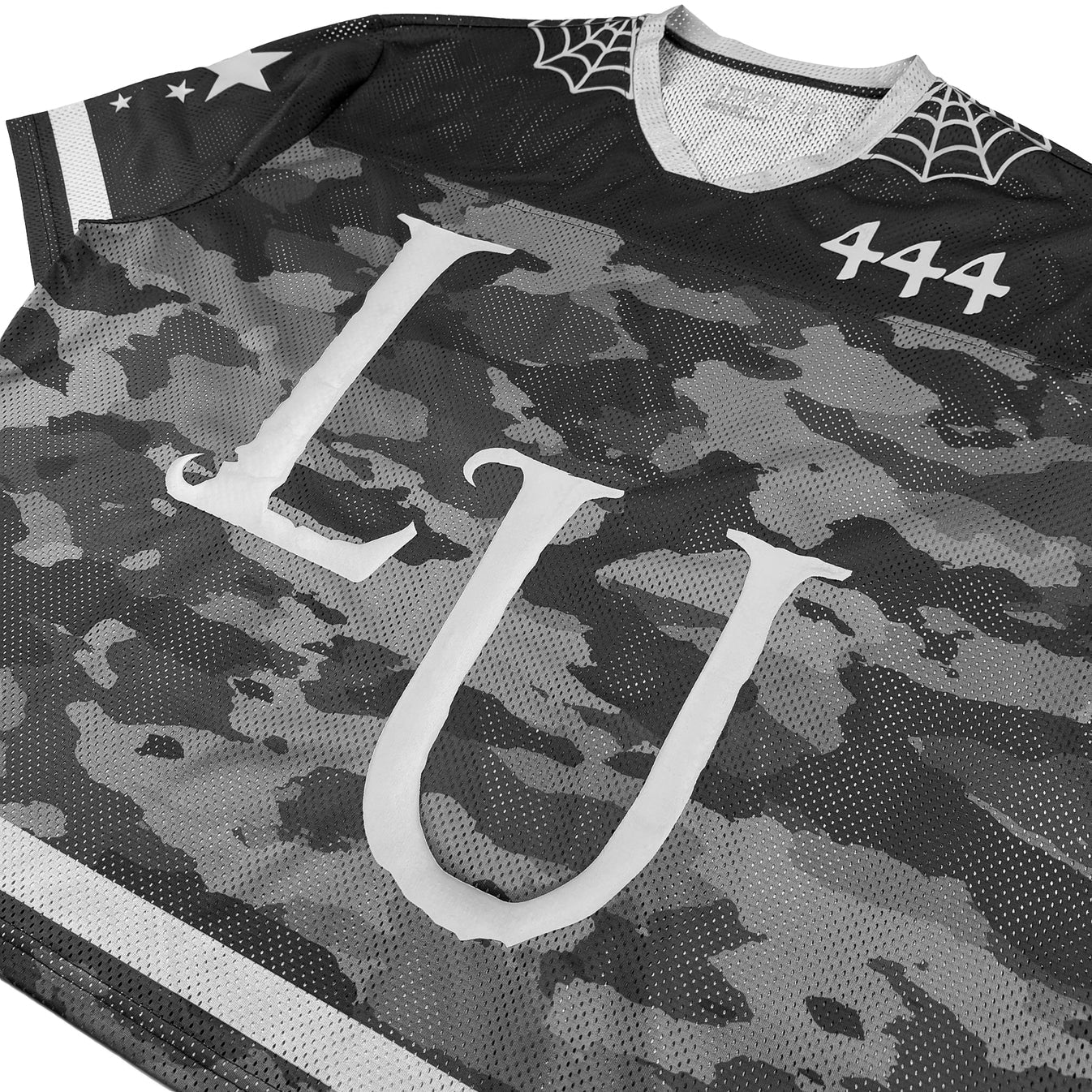 LEVEL UP - Mesh Camo Football Jersey (Size Small)